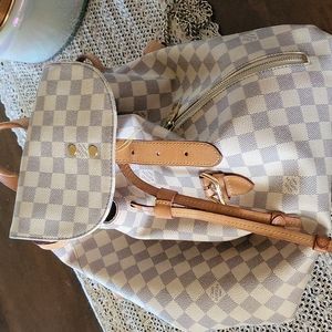 Louis Vuitton Damier Azur Backpack